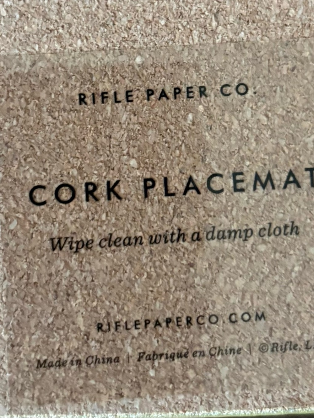 Rifle Paper Co. Citrus Grove Cork Placemats - Lot of 7 | Never Used - Picture 5 of 6